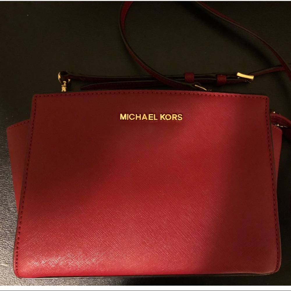 Michael Kors Mini Selma Saffiano Crossbody